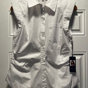 RACHEL Rachel Roy Classic White Shirt